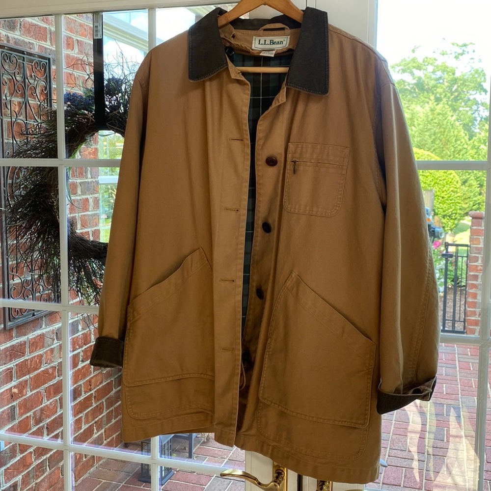 Vintage LL Bean Canvas Insulated Jacket